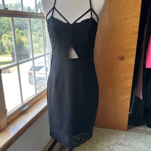 Express Black Lace Cocktail Dress (NWT)